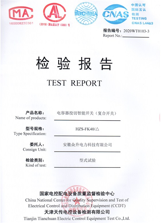 复合开关检验报告--大图