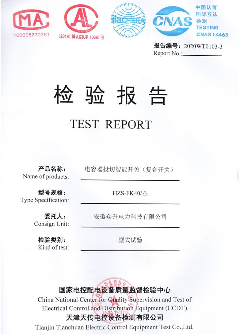 复合开关检验报告--大图